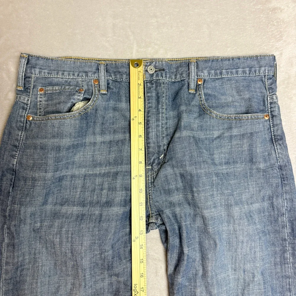 Levis 569 Loose Straight Jeans Mens 38x34 (Fit 39x32) Blue Baggy Streetwear EUC
